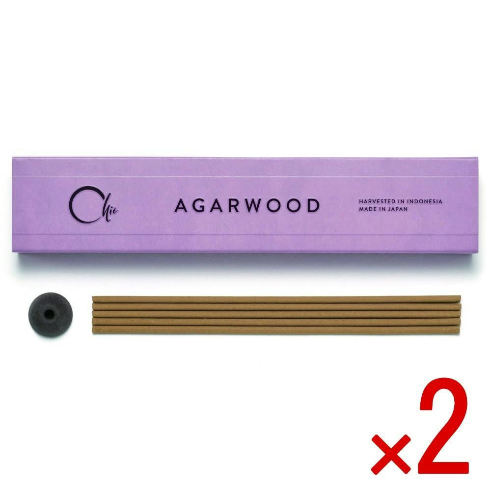 2点まとめ買い】CHIE AGARWOOD スティック × 2点 日本香堂 木の