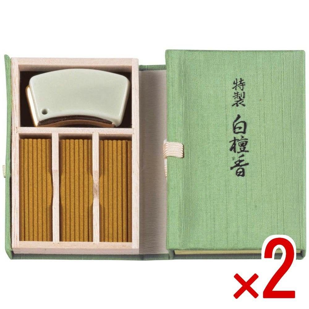2点まとめ買い】特製白檀香 スティック60本入 × 2点 日本香堂 【送料