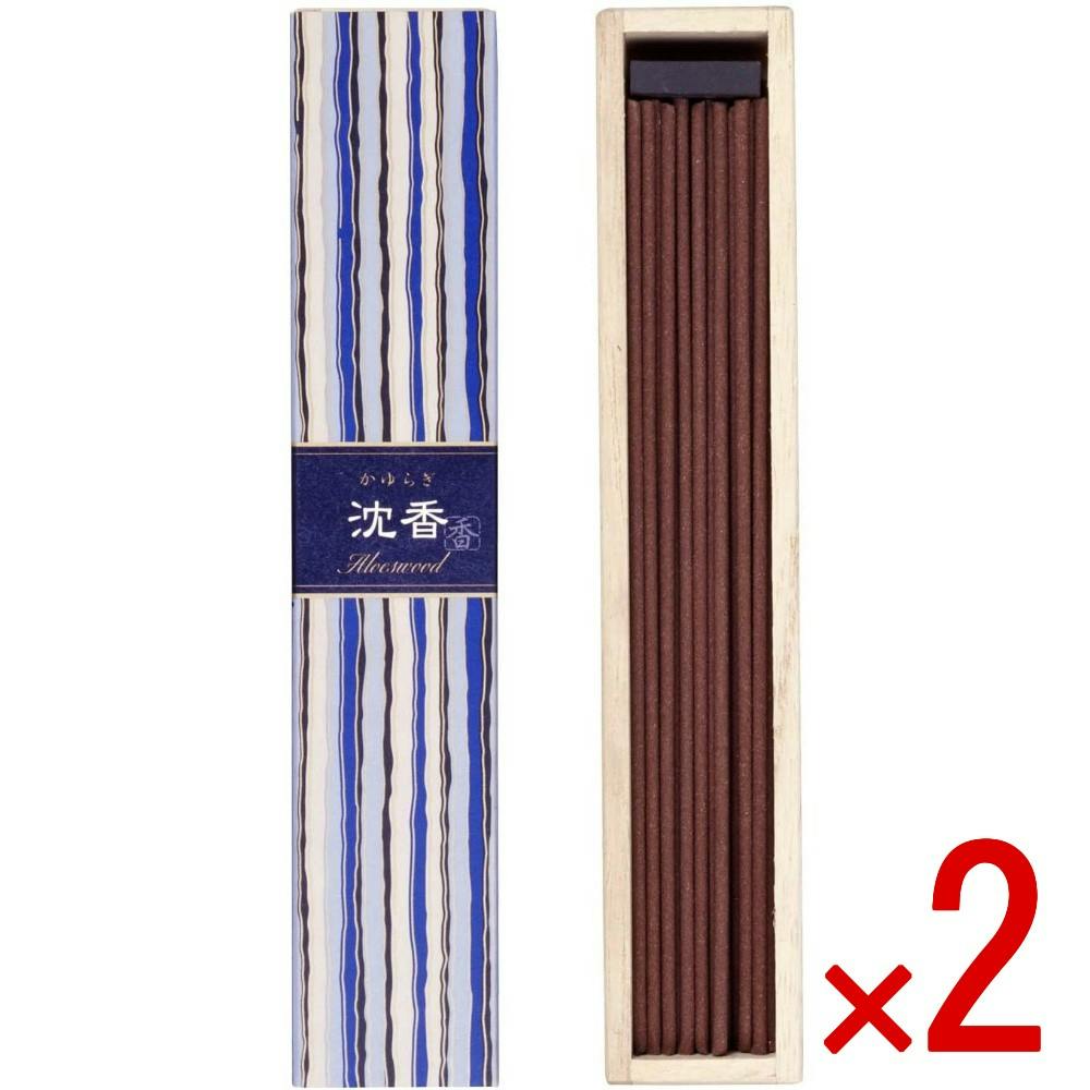 2点まとめ買い】かゆらぎ スティック 沈香 × 2点 日本香堂 沈香の香り