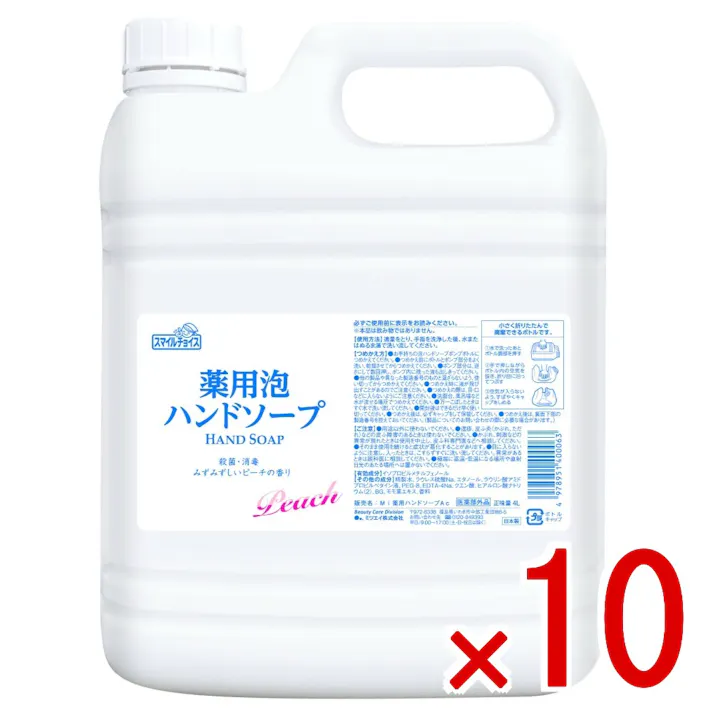 【10点まとめ買い】スマイルチョイス薬用泡ハンドソープ × 10点 ミツエイ 殺菌 消毒効果により手の汚れを洗い落とす 【送料込み】
