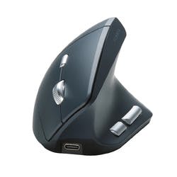 軽量静音Bluetoothエルゴノミクスマウス(充電式・5ボタン) | パソコン