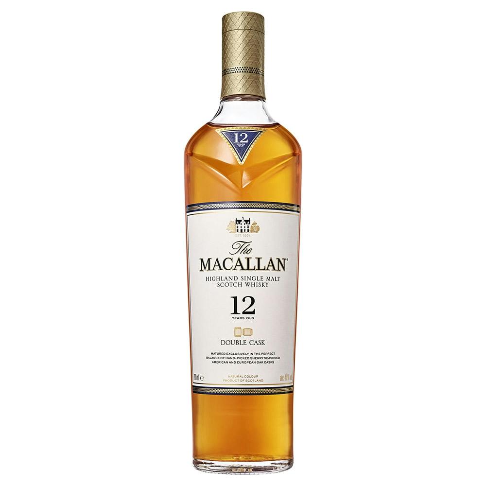 マッカラン12年 MACALLAN 箱付き シングルモルト ダブルカスク　９本ウイスキー