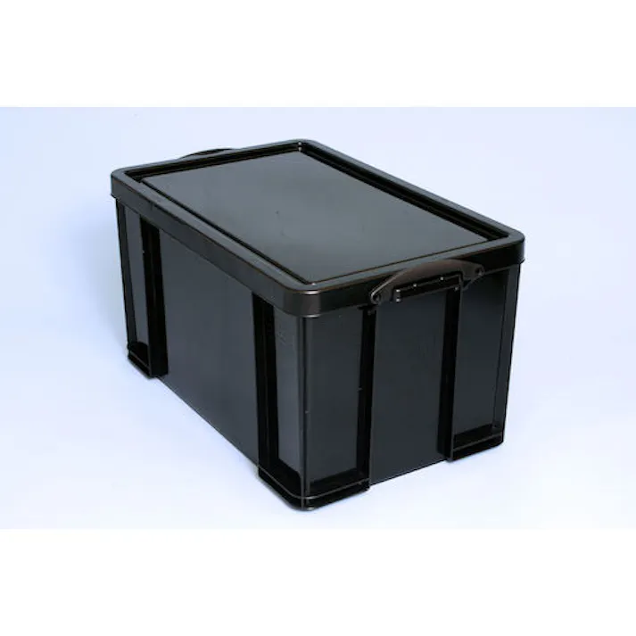 【CAINZ-DASH】RUP社 コンテナ Really Useful Box 84L ブラック 84BLK【別送品】