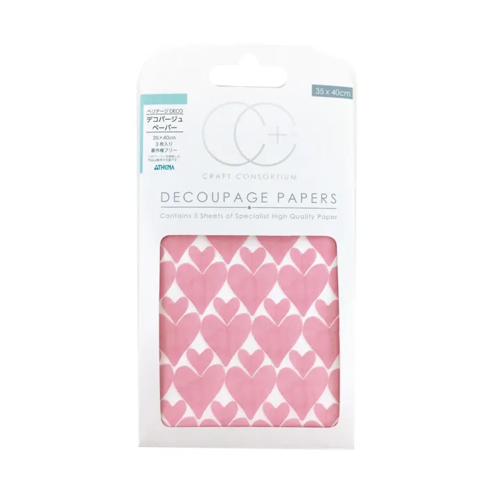 ヘリテージ DECO デコパージュペーパー 114ラブハート