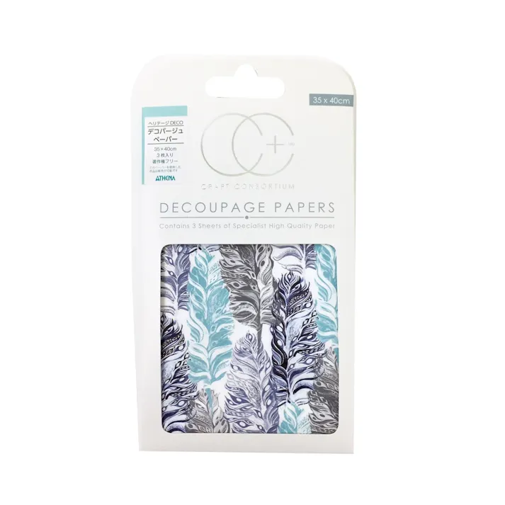 ヘリテージ DECO デコパージュペーパー 219レイブン