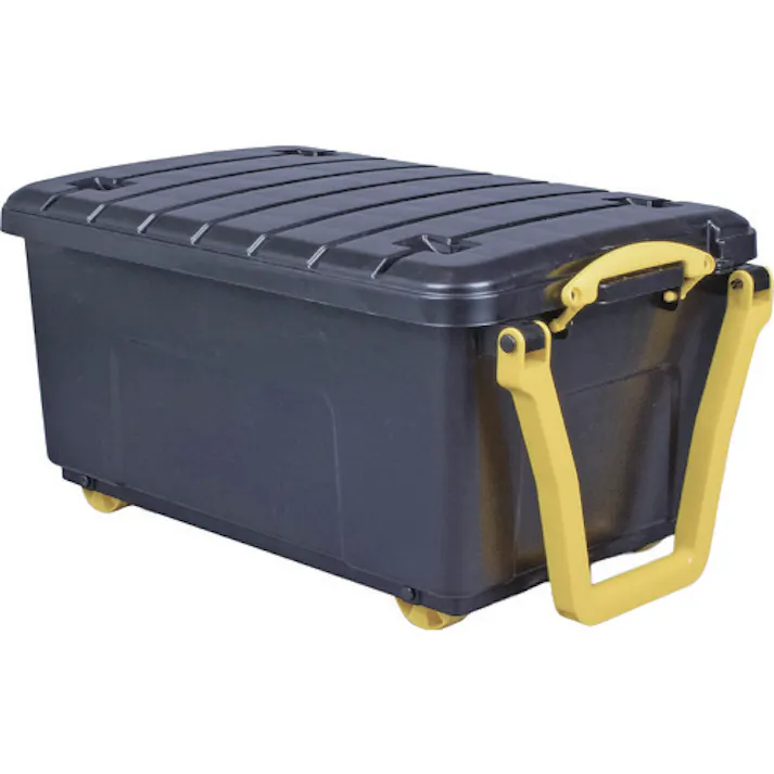 【CAINZ-DASH】RUP社 64L Really Useful Wheeled Trunk ブラック 64-WHTR-STRBK【別送品】