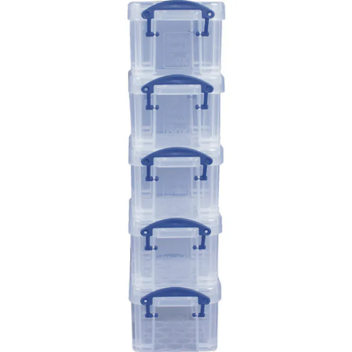【CAINZ-DASH】RUP社 収納ケース 0.14L ブラック 5個セット 0.14BK-PK5【別送品】