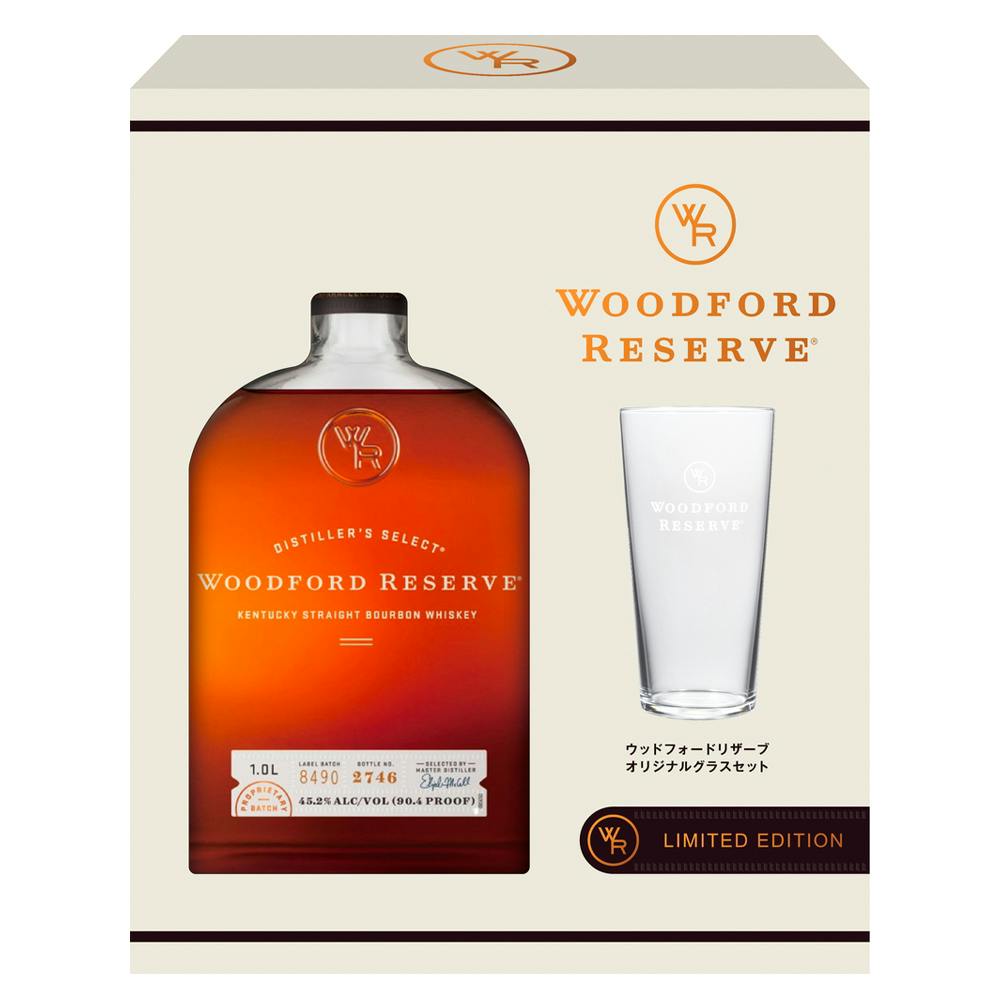 ウッドフォードリザーブ 750ml グラス付き