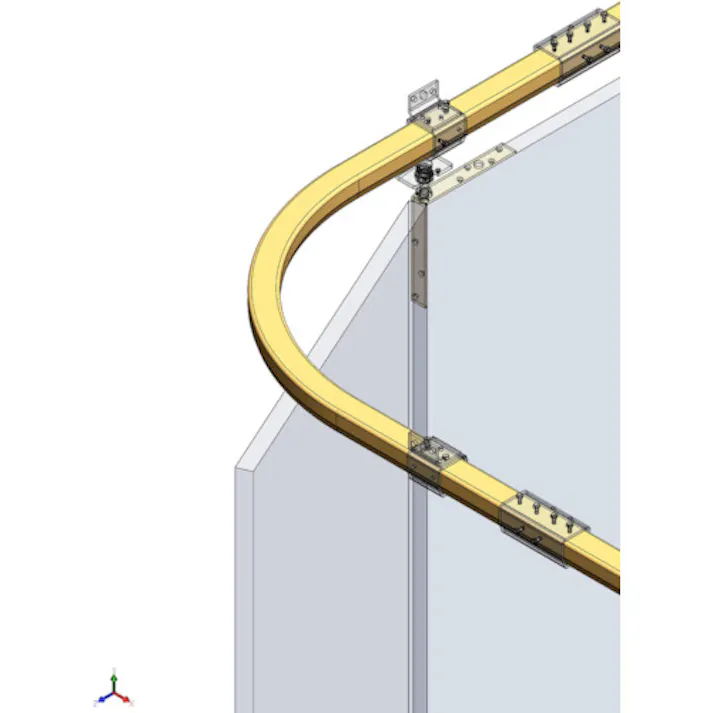 【CAINZ-DASH】HELM HELLAS社 ニコ 21号カーブレール 21HE-CR【別送品】