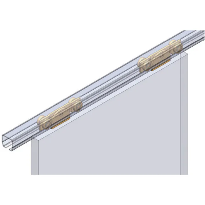 【CAINZ-DASH】HELM HELLAS社 ニコ 25号ドアハンガー用 ベアリング複車 溶接 25HE-4WHB-AY【別送品】