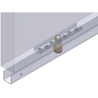 【CAINZ-DASH】HELM HELLAS社 ニコ 25号ドアハンガー用ガイドローラー ボルトタイプ 25HE-GRB【別送品】