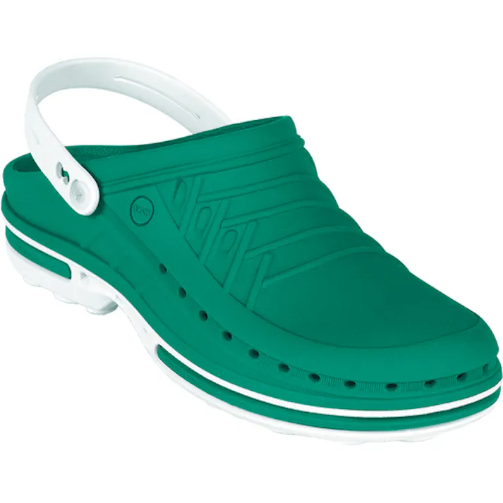 【CAINZ-DASH】Walkemore社 CLOG グリーン 23.5~24.0 オートクレーブ対応134℃ 10004368-3738【別送品】