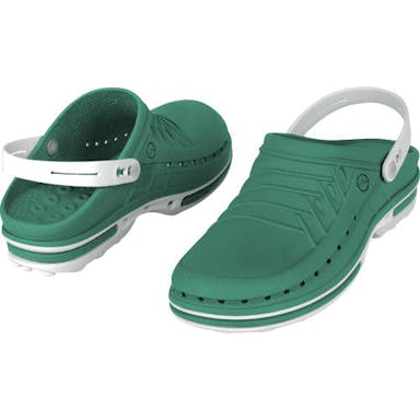 【CAINZ-DASH】Ｗａｌｋｅｍｏｒｅ社 ＣＬＯＧ　グリーン　２４．５～２５．５　オートクレーブ対応１３４℃ 10004368-3940【別送品】