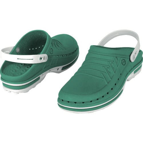 Walkemore社 CLOG グリーン 27.5~28.5 オートクレーブ対応134℃ 10004368-4344 静電作業靴 Walkemore社 CLOG グリーン 27.5~28.5 オートクレーブ対応134℃ 10004368-4344 静電作業靴