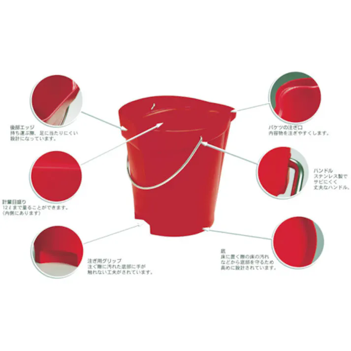 【CAINZ-DASH】キョーワクリーン ハイジーンバケット 5686 ホワイト 56865【別送品】