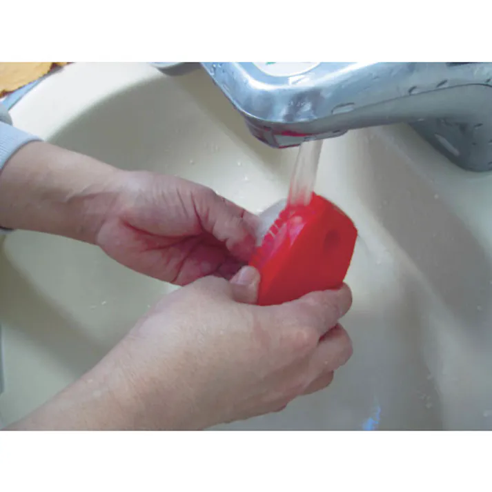 【CAINZ-DASH】キョーワクリーン ネイルブラシ 6440 レッド 64404【別送品】