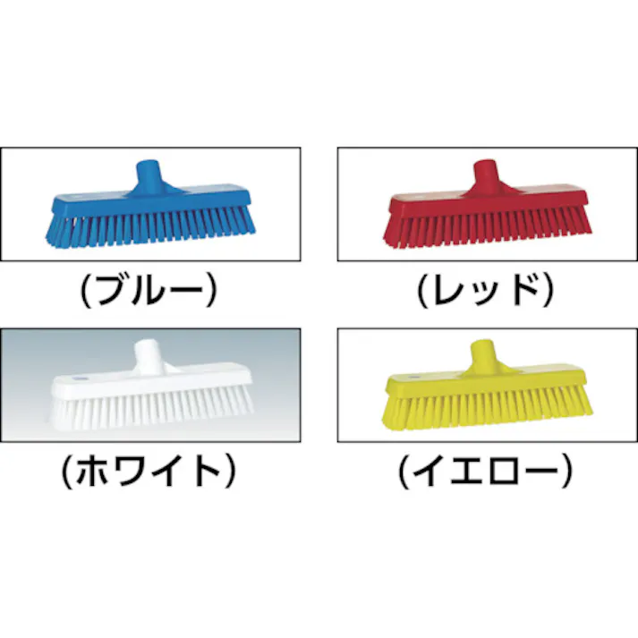 【CAINZ-DASH】キョーワクリーン デッキブラシ 7060 オレンジ HACCP対応 ハードタイプ 70607【別送品】