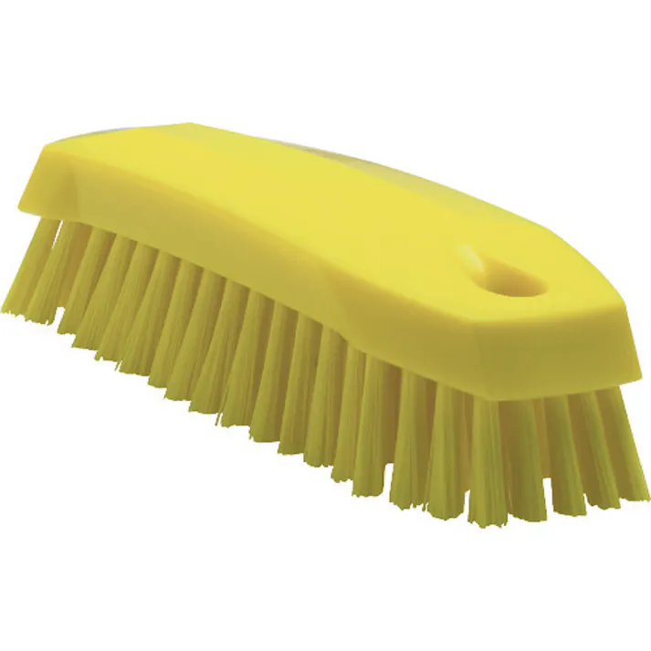 【CAINZ-DASH】キョーワクリーン ハンドブラシ 3588 イエロー HACCP対応 ハードタイプ 35886【別送品】