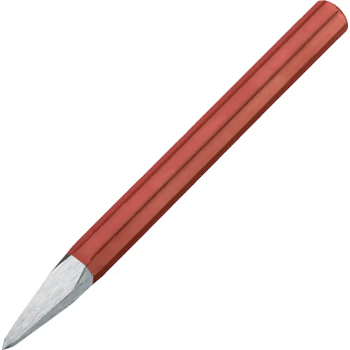 【CAINZ-DASH】RACODON社 ポイントチゼル 400mm 八角胴 赤 940018【別送品】