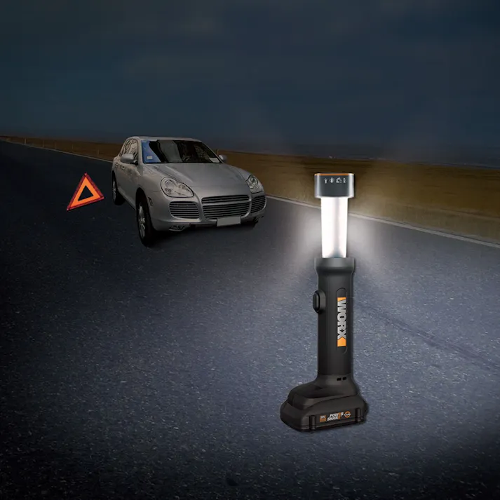 WORX 充電式 マルチLEDライト WX027L.9 本体のみ【別送品】