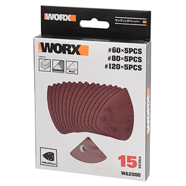 WORX マルチサンダー替ペーパーコーナー 三角 WA2000