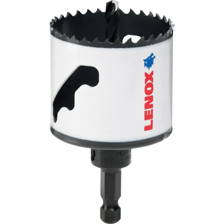 【CAINZ-DASH】LENOX社 スピードスロット 軸付 バイメタルホールソー 57mm 5121030【別送品】