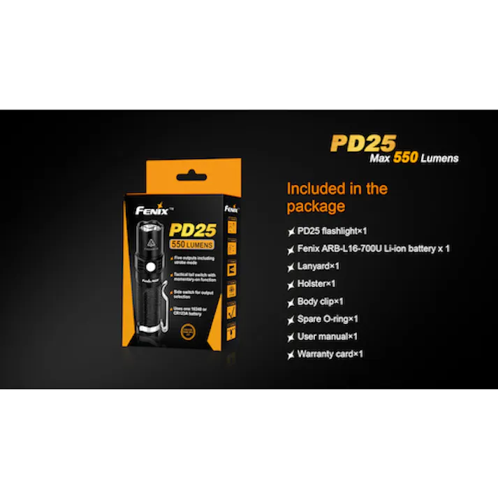 【CAINZ-DASH】FENIX社 【売切廃番】LEDライト PD25【別送品】
