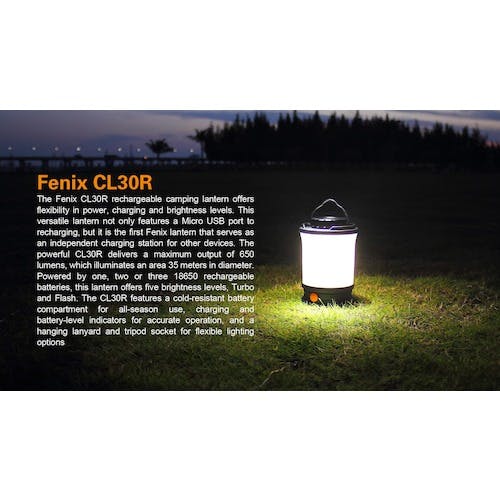 Fenix CL30R 充電式 LEDランタン 18650 - ライト・ランタン
