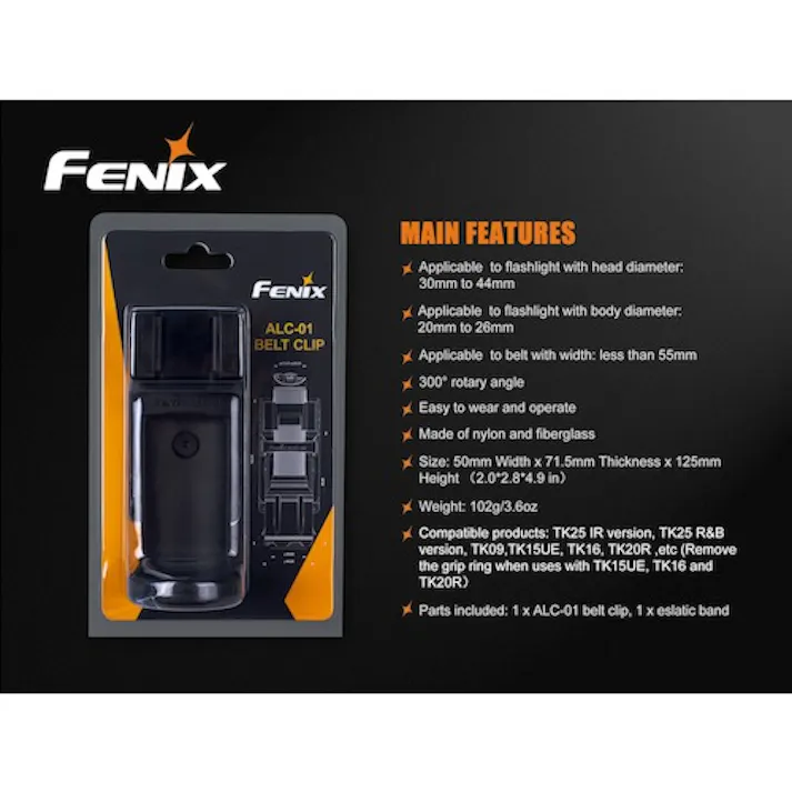 【CAINZ-DASH】FENIX社 【売切廃番】充電式LEDヘッドライト(LED)用オプション ベルト用ホルダー ALC01【別送品】