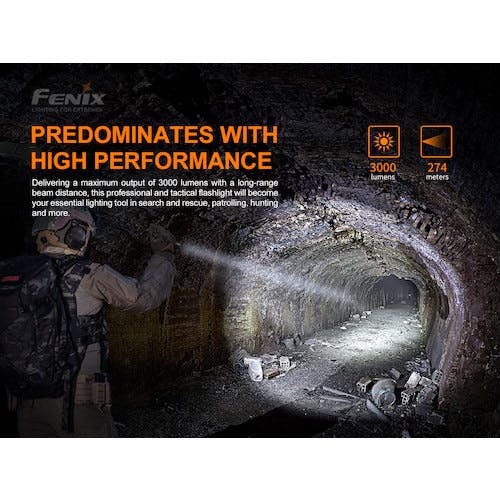 CAINZ-DASH】FENIX社 充電式LEDライト PD36TAC PD36TAC