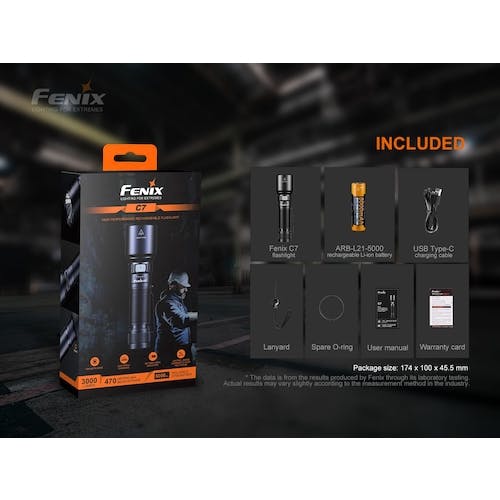 CAINZ-DASH】FENIX社 充電式LEDライト C7 C7【別送品