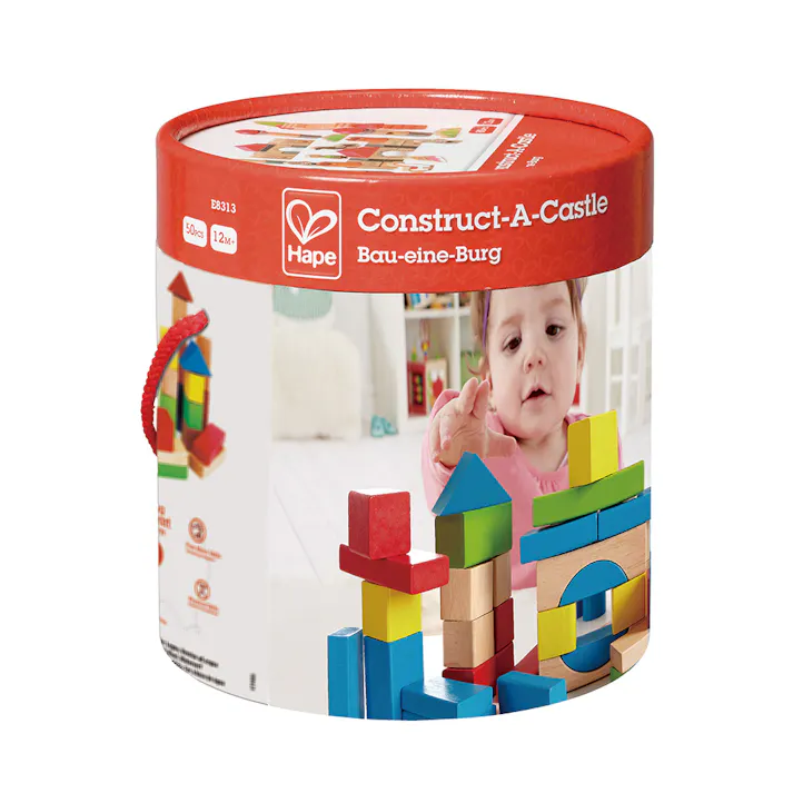 HAPE 積み木(白木&カラー)50