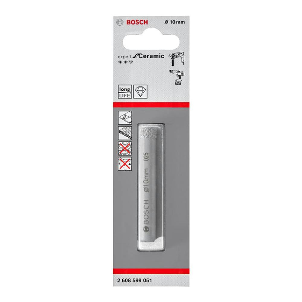 BOSCH 磁器タイル用乾式ダイヤモンドドリルビット 10mm