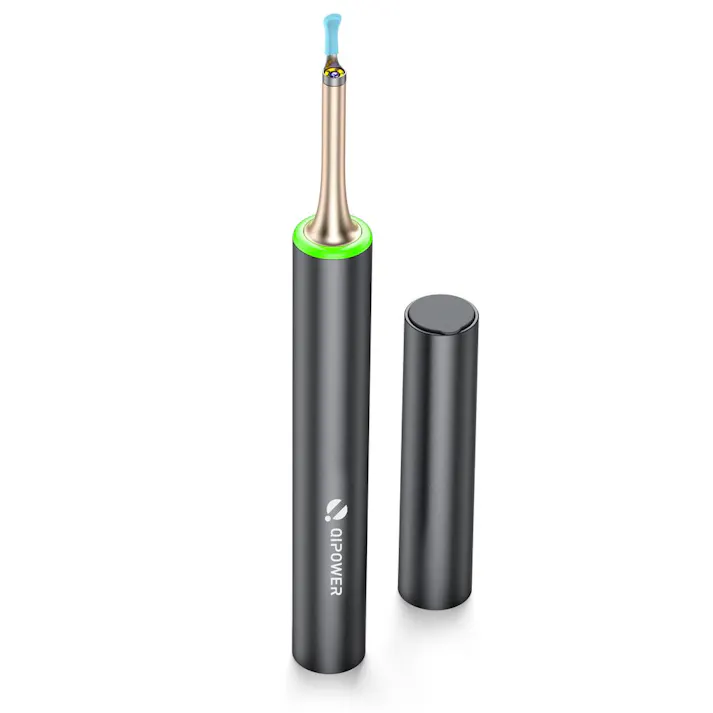 キパワー QiPower スマート耳かき ブラック QE-15