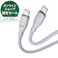 VOLTME モスシリーズ 5A・100W データ転送 充電 シリコンケーブル USB-C&USB-C 1m グレー C2144