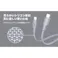 VOLTME モスシリーズ 5A・100W データ転送 充電 シリコンケーブル USB-C&USB-C 1m グレー C2144