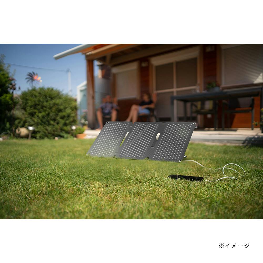 ソーラー発電 折りたたみテーブル 30W 防水耐候 新品未開封-1 一台2役！発電できるテーブル！防水＆折り畳みで使い勝手が良すぎる
