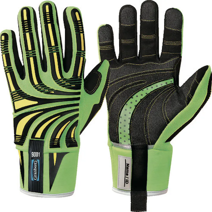 【CAINZ-DASH】GranberG社 耐切創繊維耐衝撃手袋 反射視認モデル 115.9001 M 115.900108【別送品】