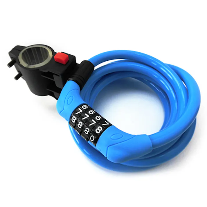 株式会社フタバ商店 FORCE 【店舗取り寄せ】 ミニダイヤルロック ブラケット付8mmx90cmBL 4560135763097