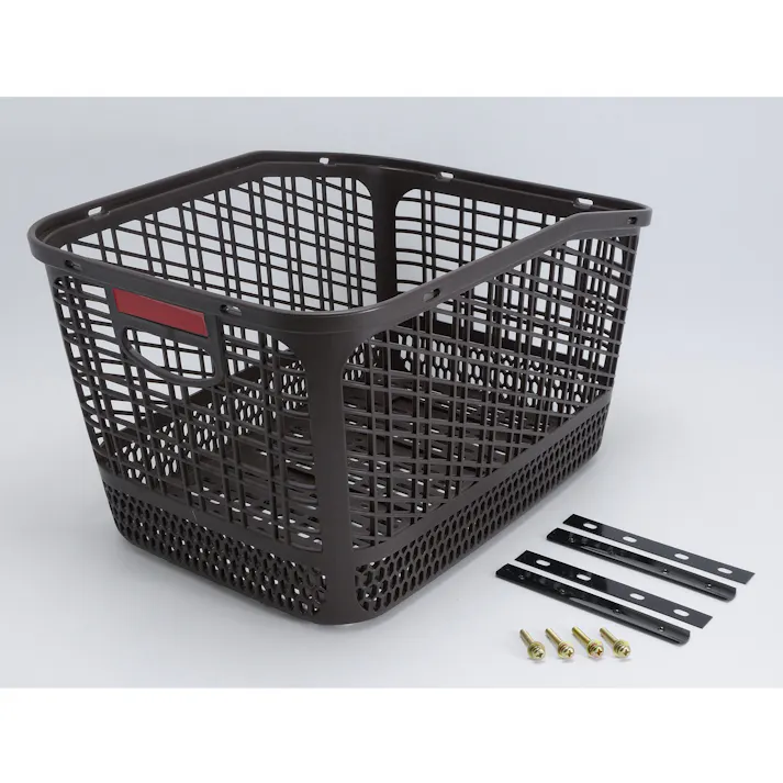株式会社サギサカ 【店舗取り寄せ】 特大樹脂製リヤバスケット34L(LL)BR 4973291489525