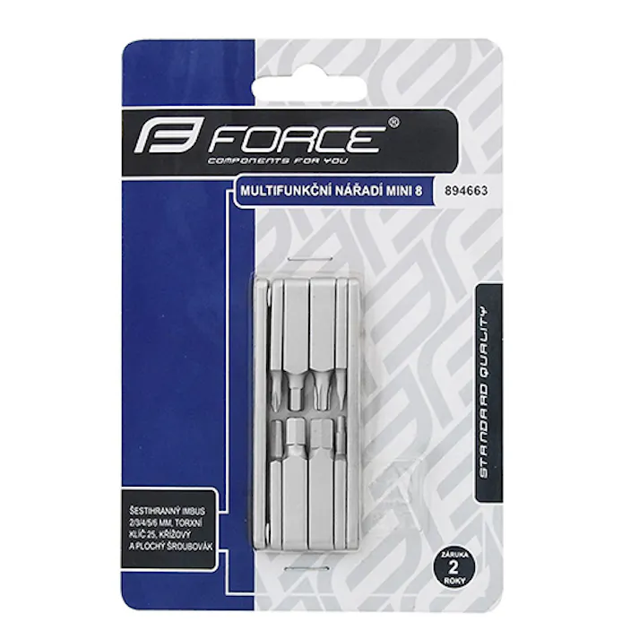 株式会社フタバ商店 FORCE 【店舗取り寄せ】 ツールセットMINI 8機能8ツールSI 8592627031212