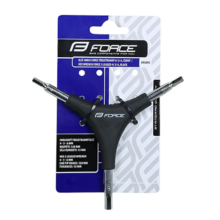 株式会社フタバ商店 FORCE 【店舗取り寄せ】 Y型6角レンチ 4/5/6mm4/5/6mmBK 8592627111495