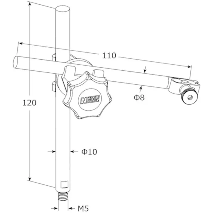 【CAINZ-DASH】ノガ社 Vブロックマグネットセット(VB1004+PH3101) 支柱タイプ VB1200【別送品】