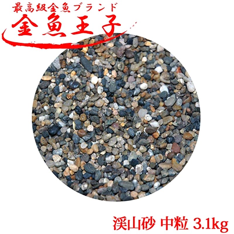 アクアシステム 金魚王子 渓山砂 中粒 3.1kg 4516830510542 水槽用インテリア・底砂 アクアシステム 金魚王子 渓山砂 中粒 3.1kg 4516830510542 水槽用インテリア・底砂
