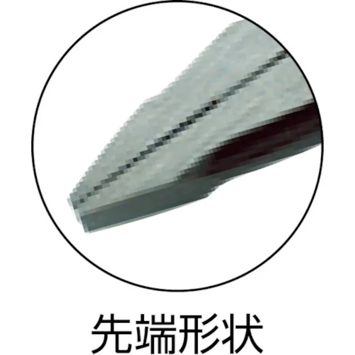 【CAINZ-DASH】スナップオン・ツールズ ラウンドノーズプライヤー 全長174mm A49.5mm 2421 G-160【別送品】