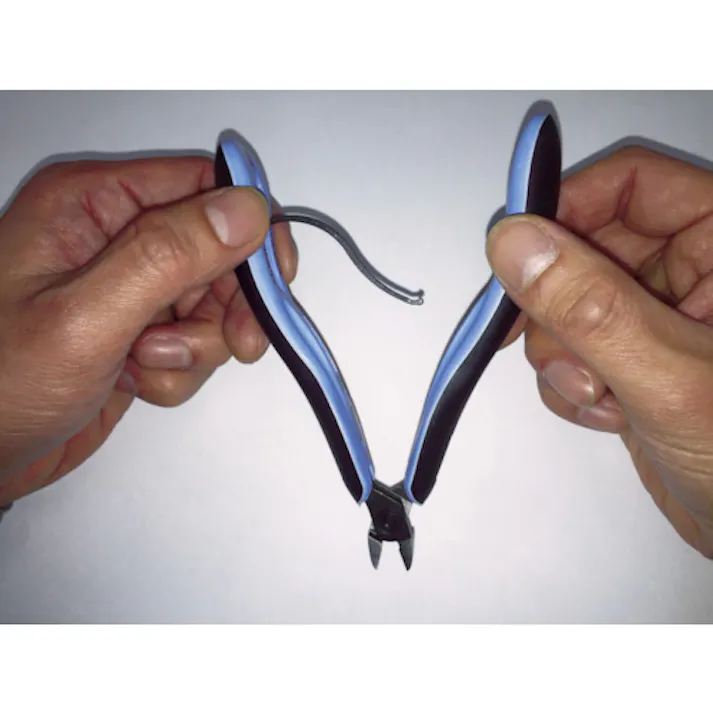 【CAINZ-DASH】スナップオン・ツールズ 電子斜めニッパー 銅線切断Φ0.1~1.25mm 全長135.5mmフラッシュ刃 RX8141【別送品】