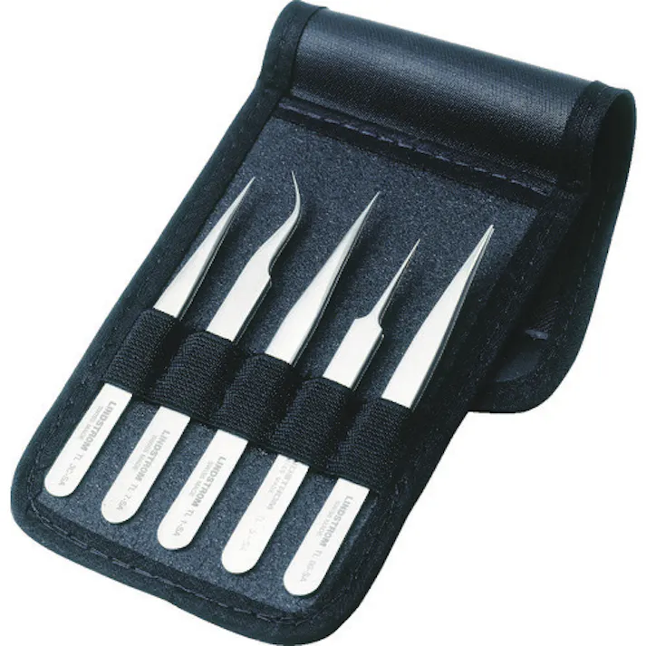 【CAINZ-DASH】スナップオン・ツールズ 静電気対策ESDピンセット 非磁性 5本 アソート TL00-SA-SL、TL1-SA-SL他 9857【別送品】