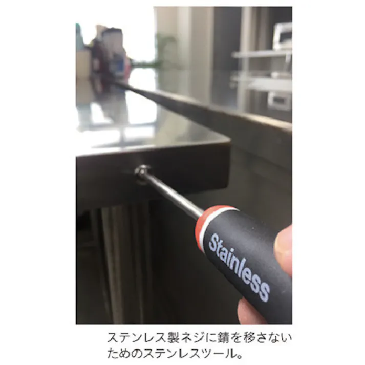 【CAINZ-DASH】スナップオン・ツールズ グリップドライバー エルゴステンレスドライバー +2 軸長100mm BE-8620I【別送品】