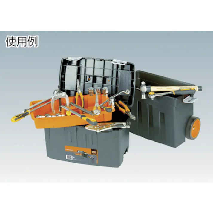 【CAINZ-DASH】スナップオン・ツールズ ヘビーデューティー仕様キャスター付きプラスチックボックス 4750PTBW47【別送品】