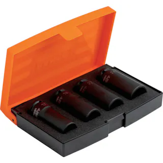 【CAINZ-DASH】スナップオン・ツールズ 1/2” ディープインパクトソケットセット4PCS(17/19/22/24mm) K7806M/S4【別送品】